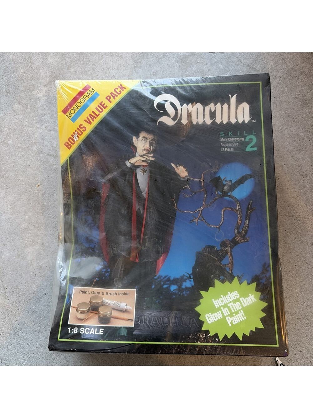 Monogram 1991 Dracula 1:8 Scale Monsters Model Kit NEW
